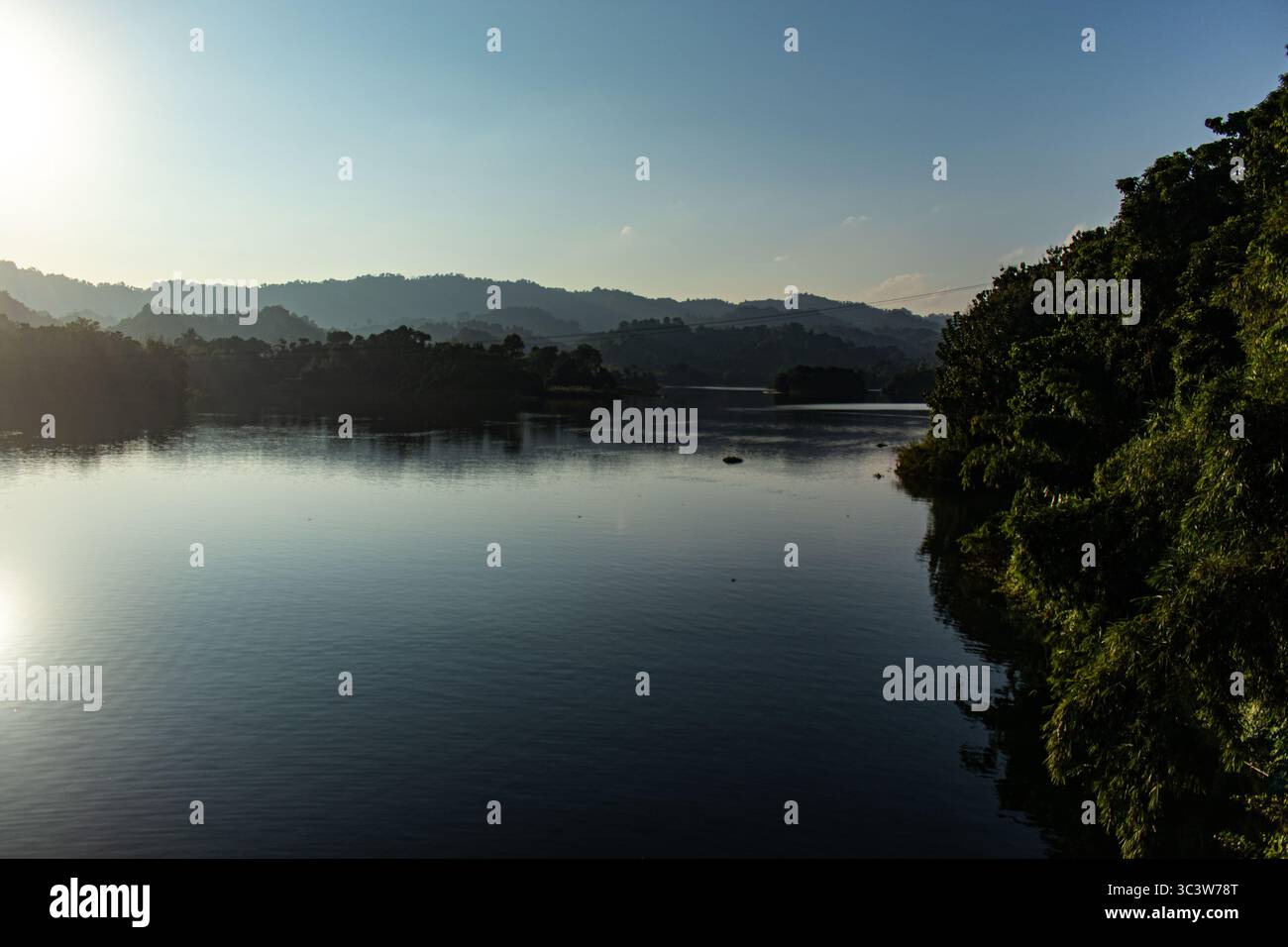 View misty forested hills hi-res stock photography and images - Alamy