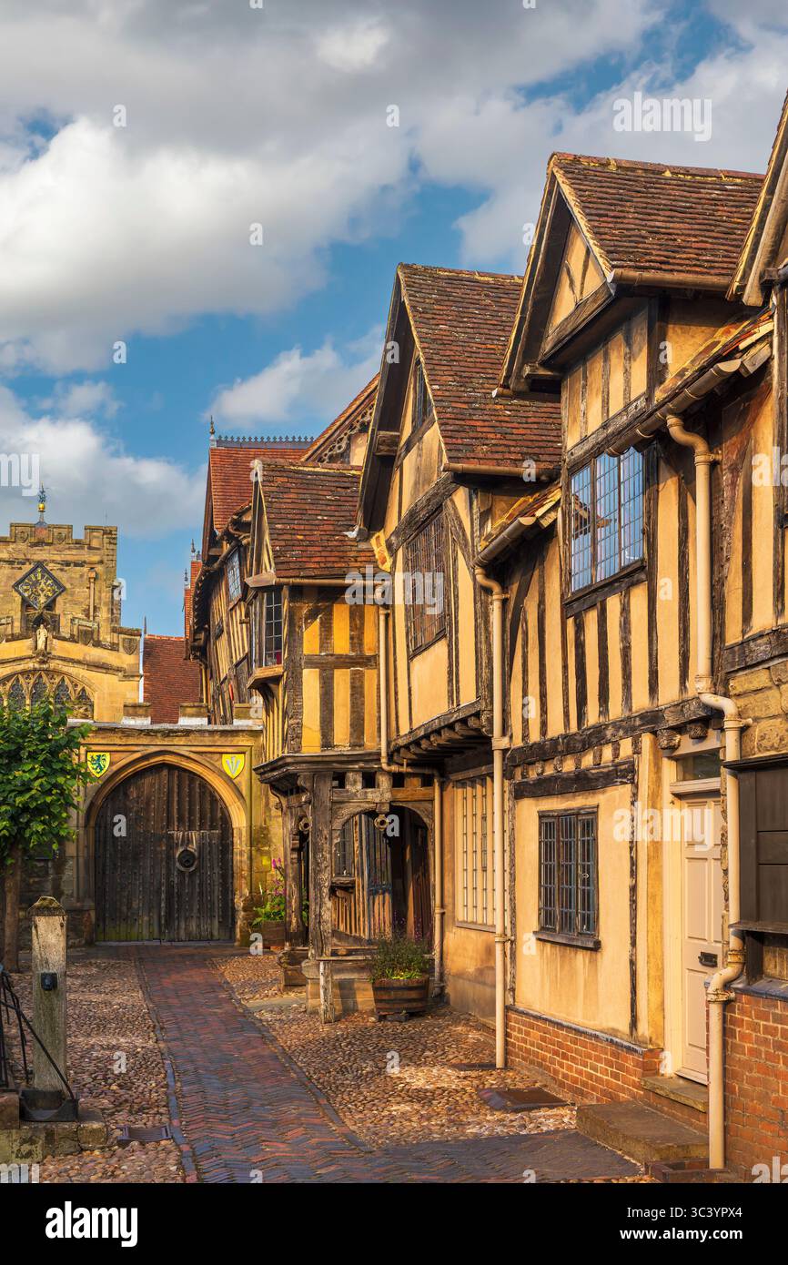 The Lord Leycester Hospital, Warwick. Stock Photo