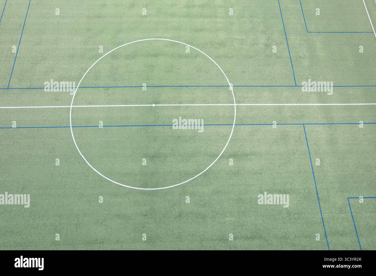 Midfield Line Midfield line empty soccer stadium hi-res stock photography and images ...