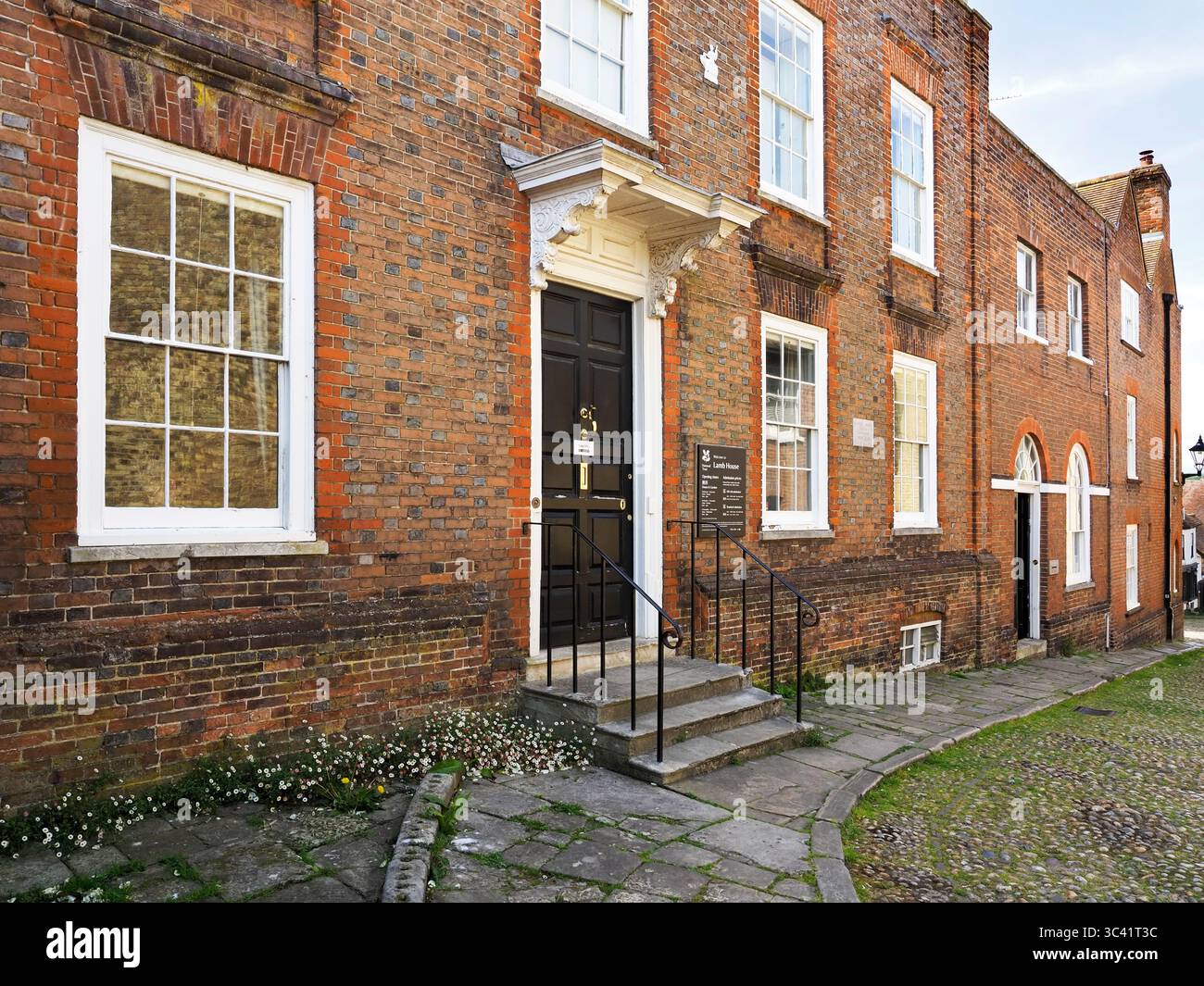 Lamb House historic house and former home of author Henry James on West Street in Rye East Sussex England Stock Photo