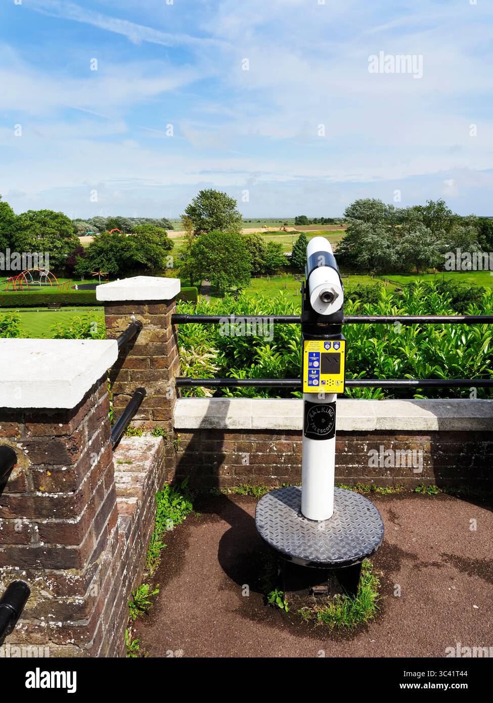 Rye Cliff Overlook Park on the High Street in Rye East Sussex England Stock Photo