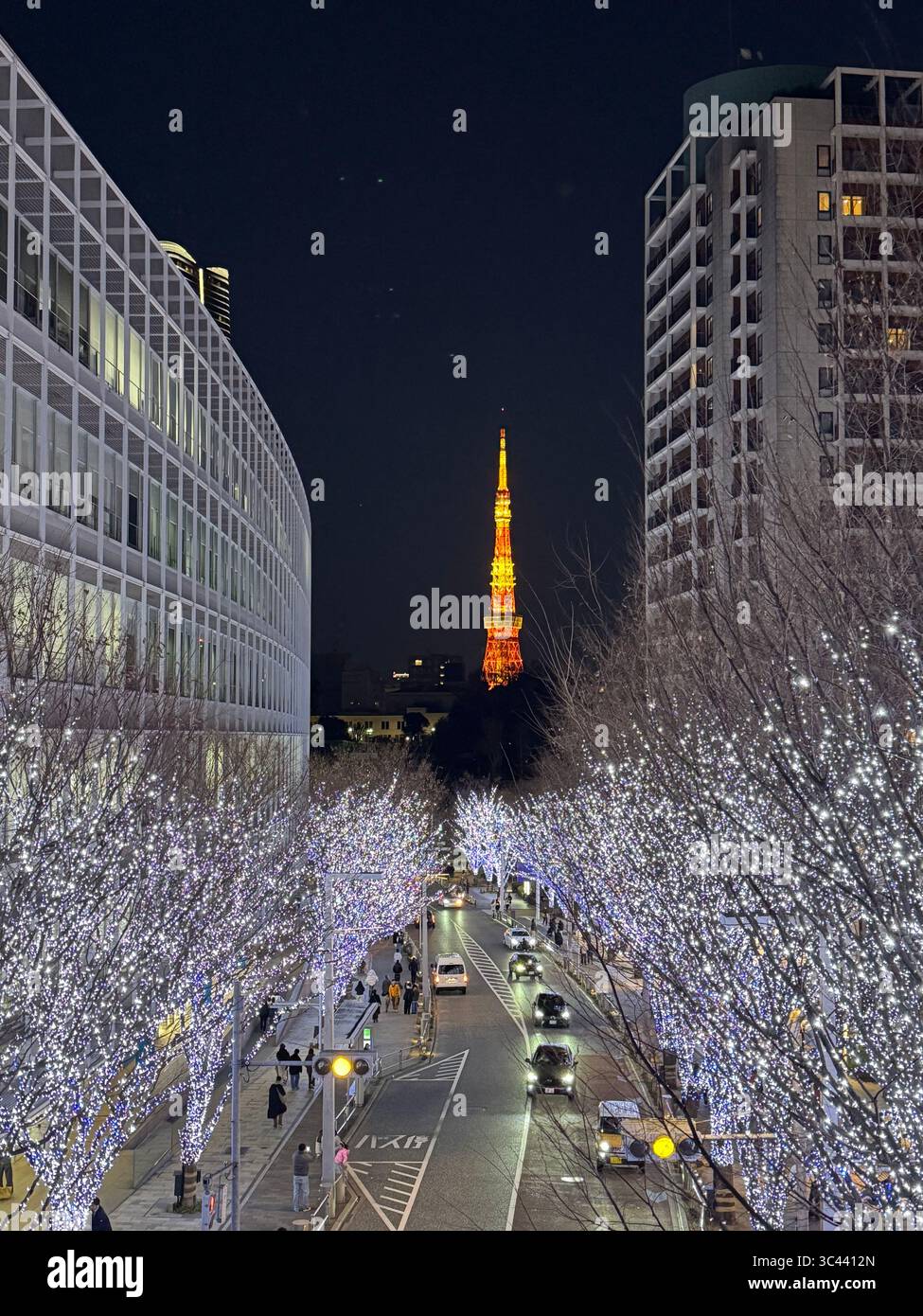 Tokyo Tower at Night Stock Photo - Alamy