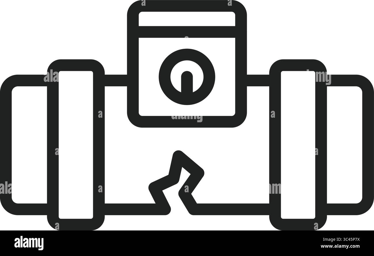 Leak detector icon. Suitable for mobile apps, web apps and print media. Stock Vector