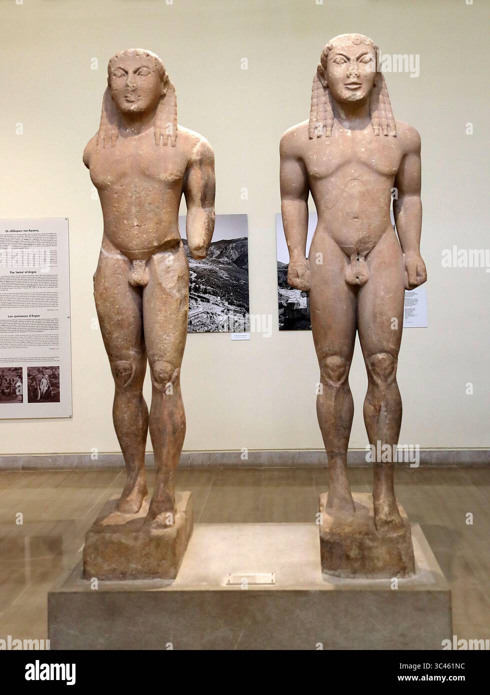 The Twins of Argos, Archaeological Museum of Delphi, Delphi