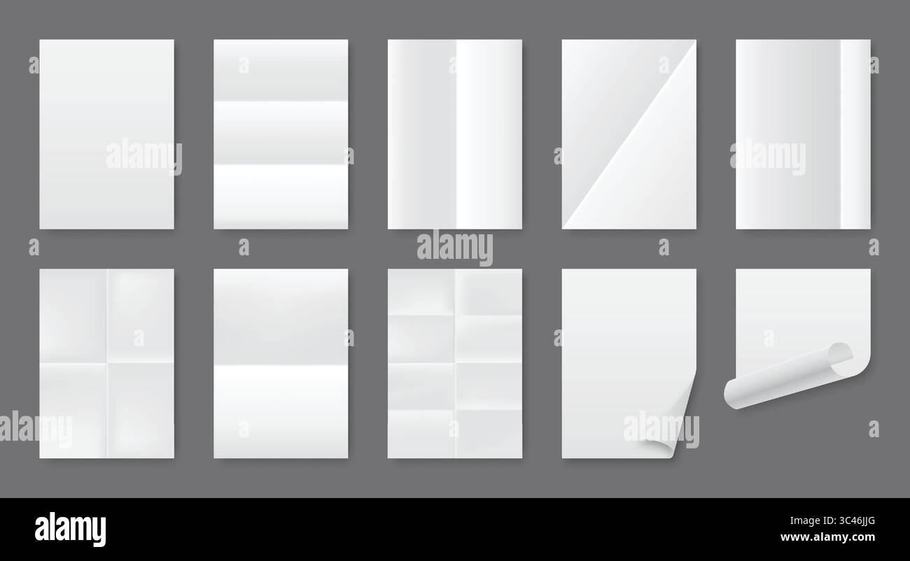 Letter format paper Stock Vector Images - Alamy