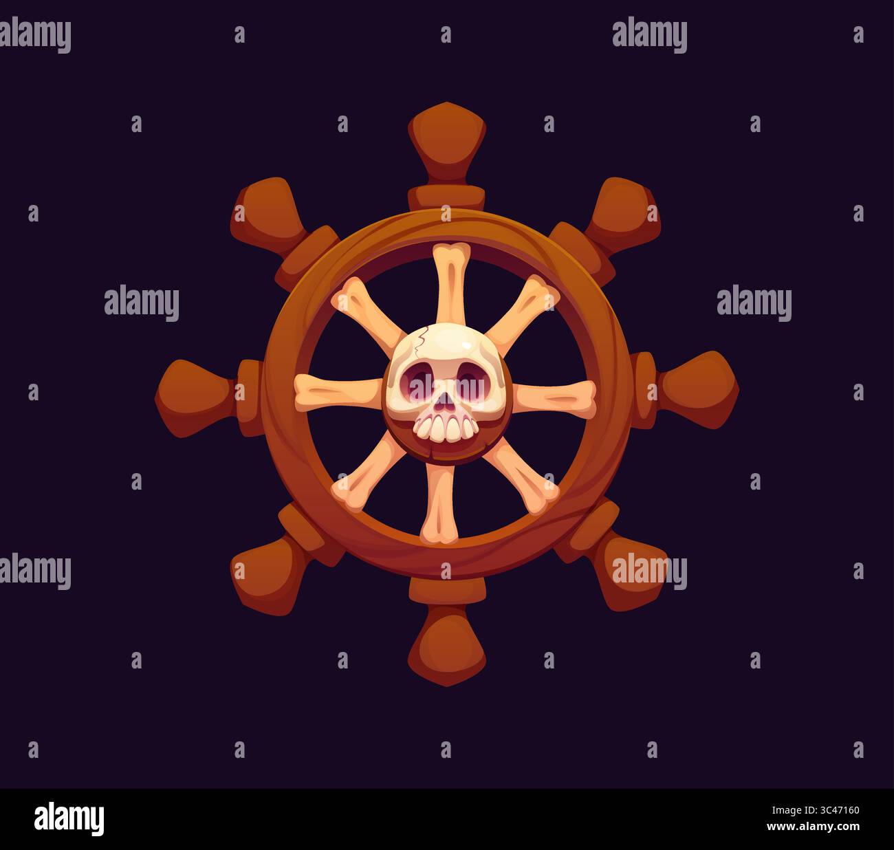 Tiller and wheel Stock Vector Images - Alamy