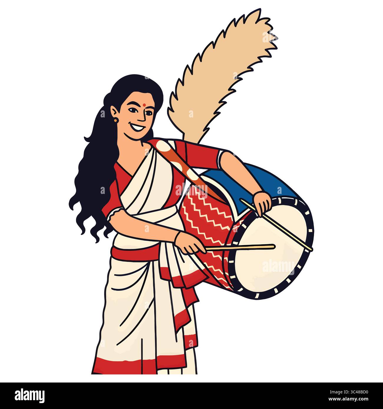 Traditional south indian Stock Vector Images - Alamy