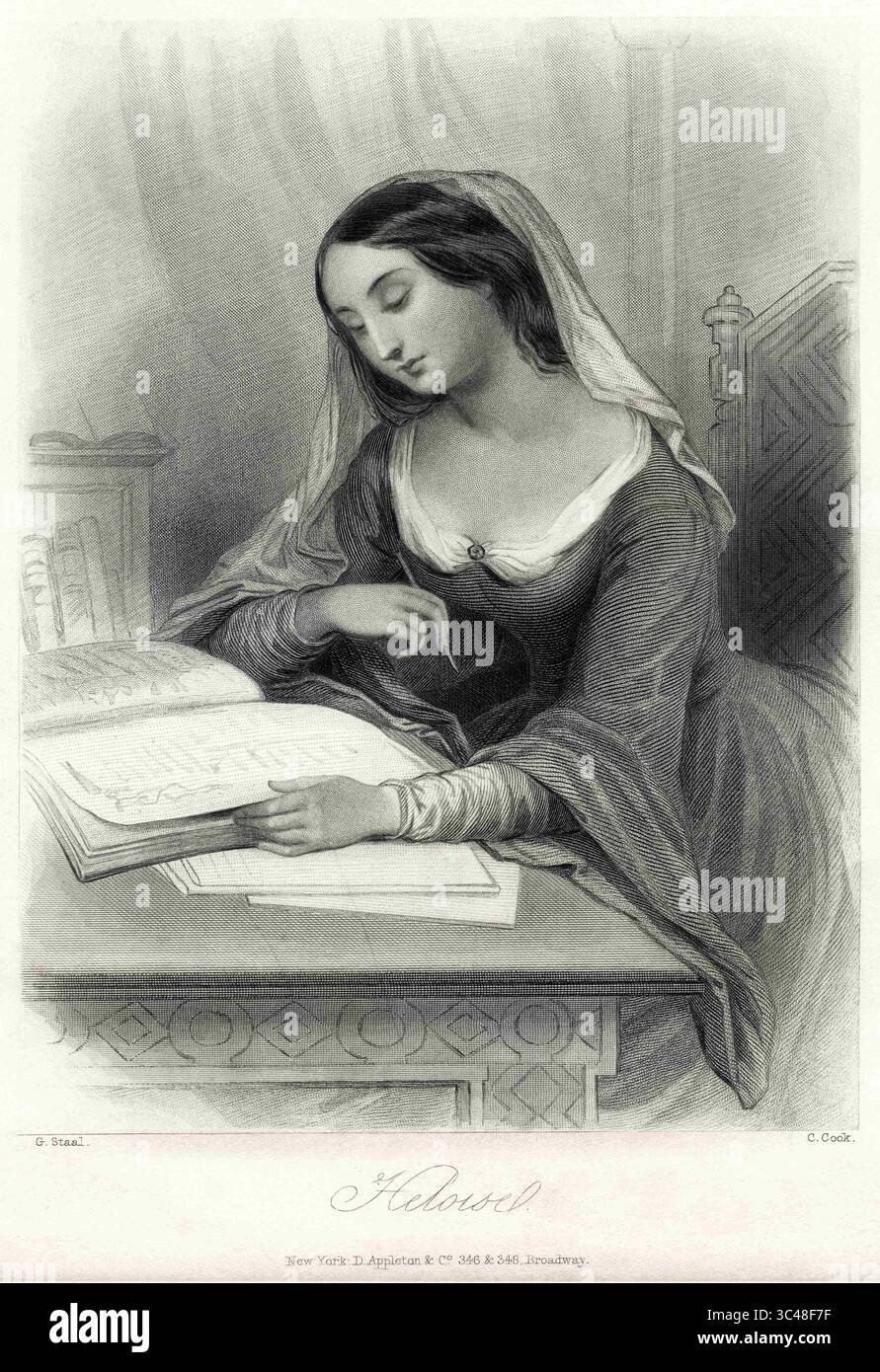 May 9, 2018 - USA - Heloise, French Nun, Writer and Scholar, Best Known ...