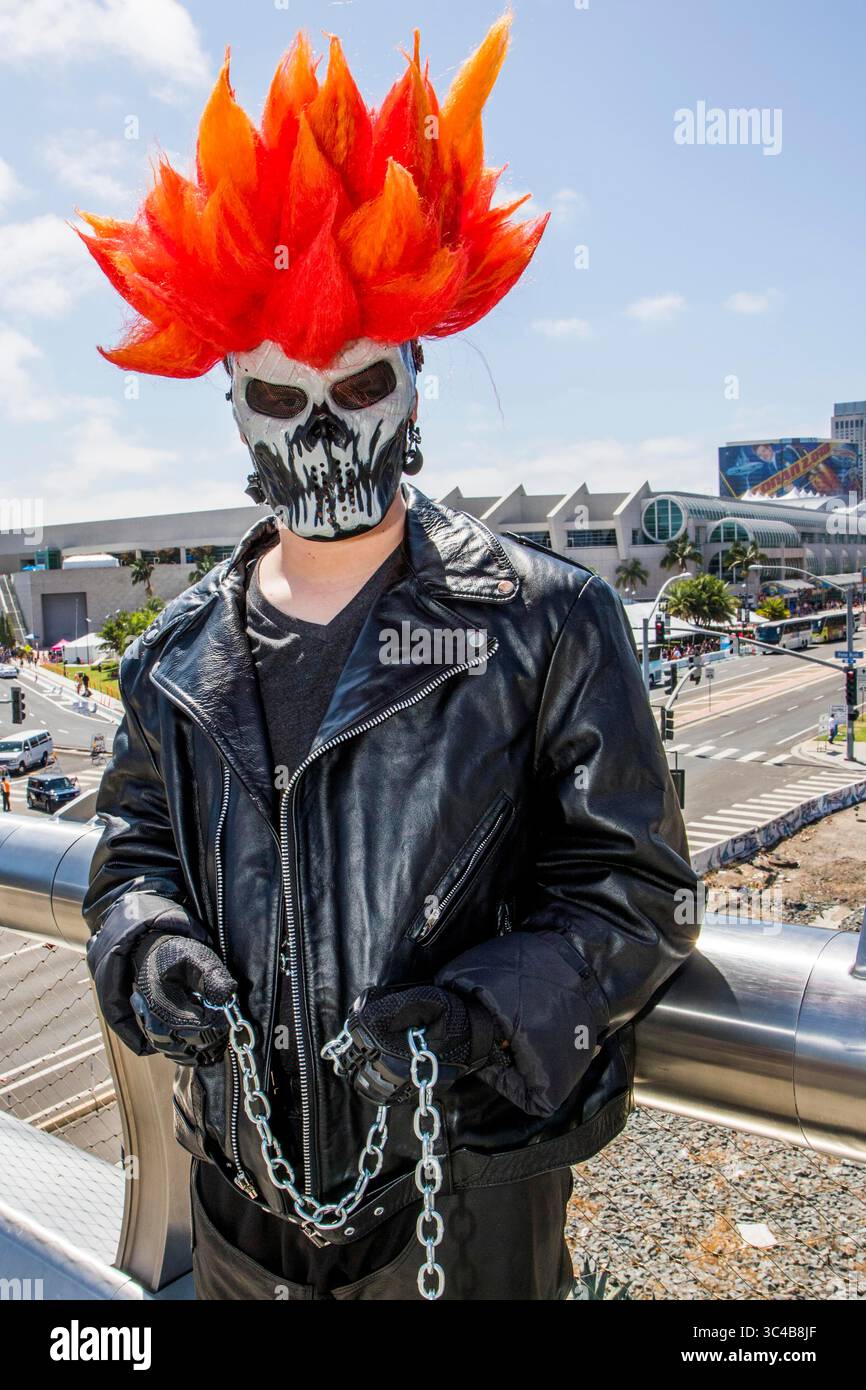 Ghost Rider Withouut Mask Ghost rider comic hi-res stock photography and images - Alamy