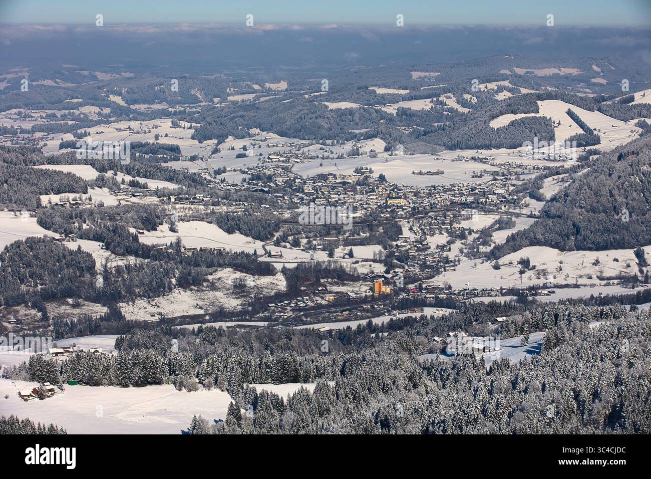 View of Oberstaufen in the Allgäu region of Germany Stock Photo - Alamy