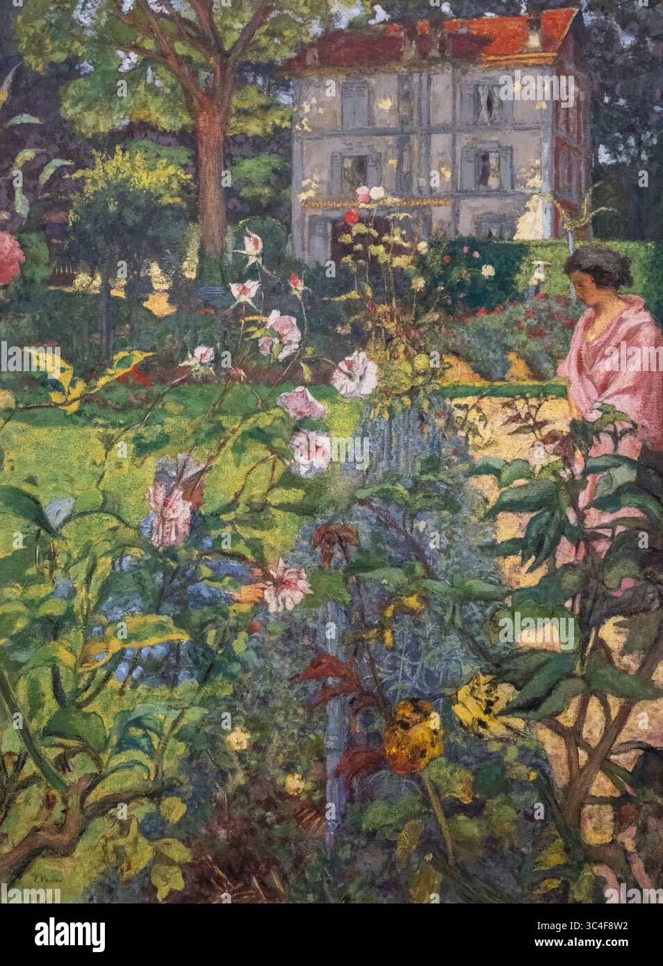 painting called Garden at Vaucresson by Edouard Vuillard at the New