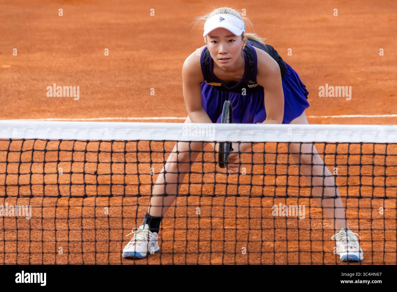 Palermo, Italy. 26th July, 2025. Palermo Ladies Open 2025: Estelle Cascino and Shuo Feng vs Momoko Kobori and Ayano Shimizu. Momoko Kobori during the final match in Palermo. (Credit Image: © Antonio Melita/Pacific Press via ZUMA Press Wire) EDITORIAL USAGE ONLY! Not for Commercial USAGE! Stock Photo