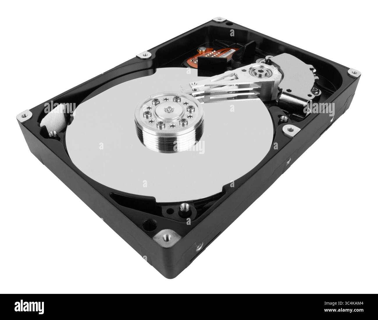 hard disk isolated on white background Stock Photo