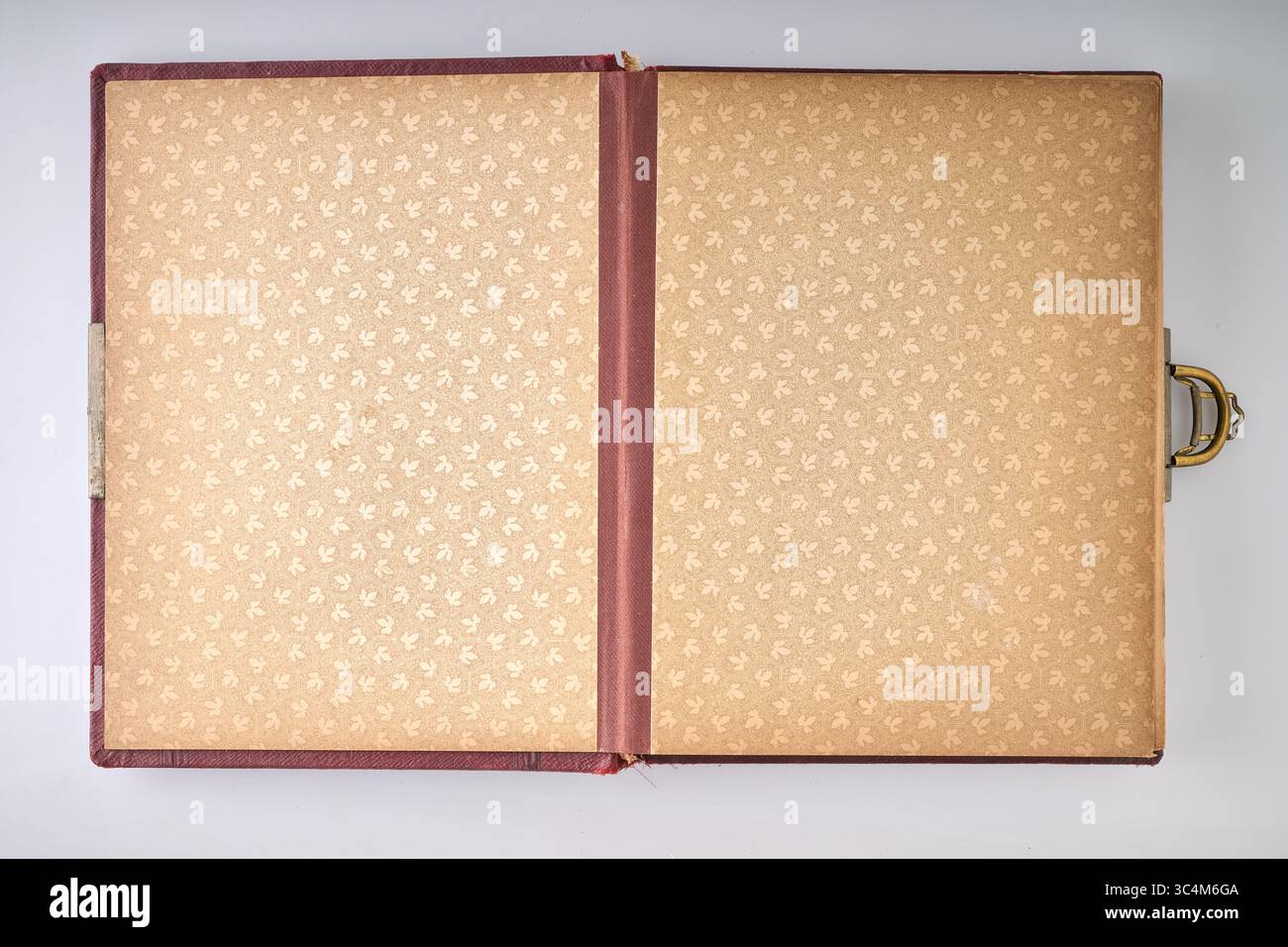 Antique and vintage Art Deco Photobook sheets Stock Photo