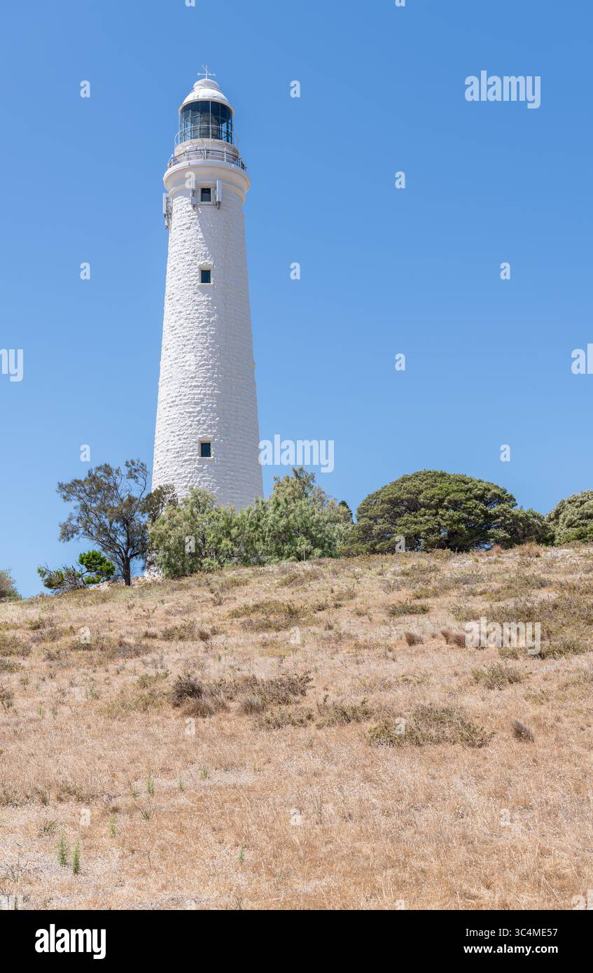 Lighthouse Rottnest Wadjemup Lighthouse on Rottnest Island, Western Australia, Australia ...