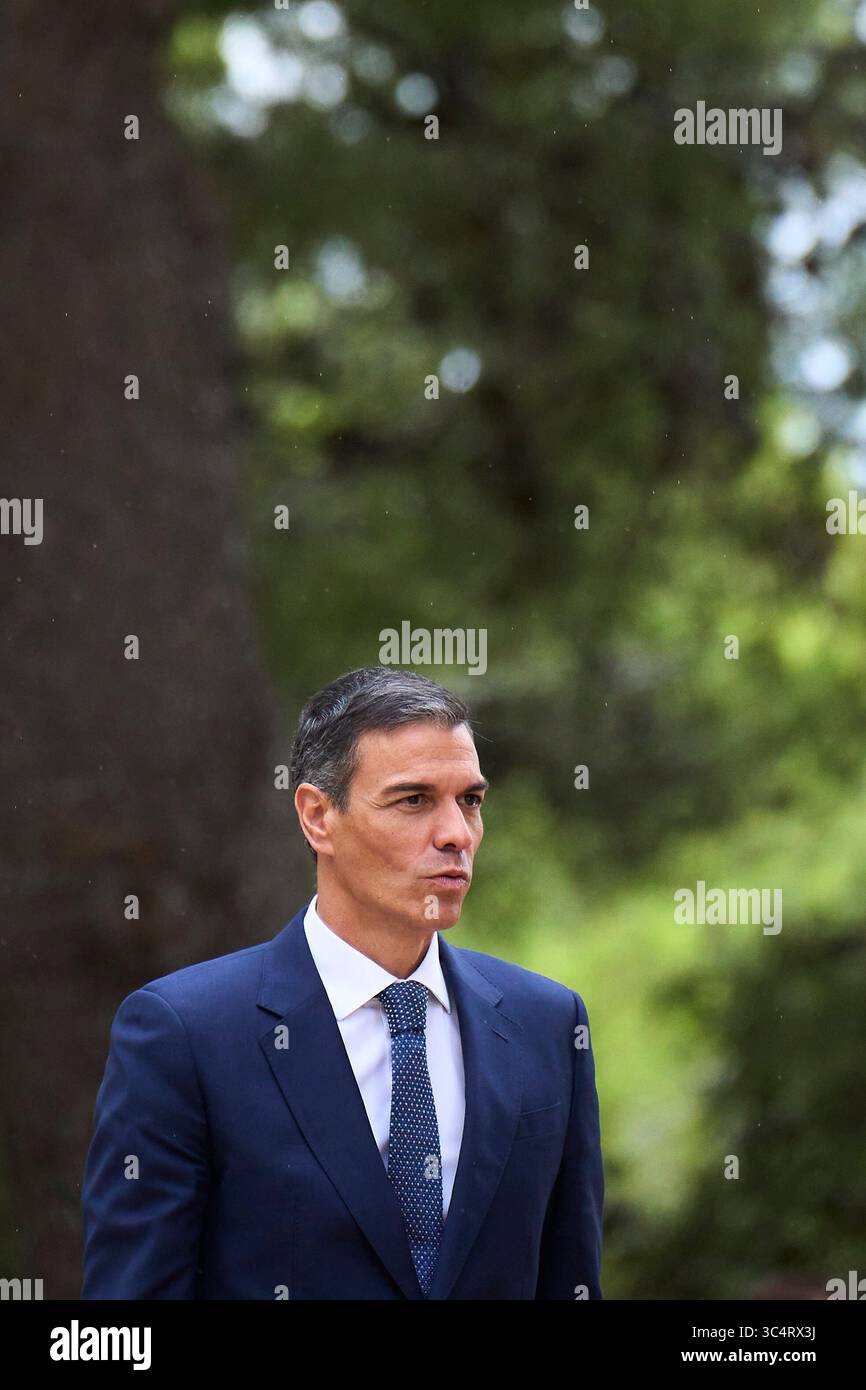 Pedro Sanchez Prime Minister Attends A Meeting At Marivent Palace On pedro-sanchez-prime-minister-attends-a-meeting-at-marivent-palace-on
