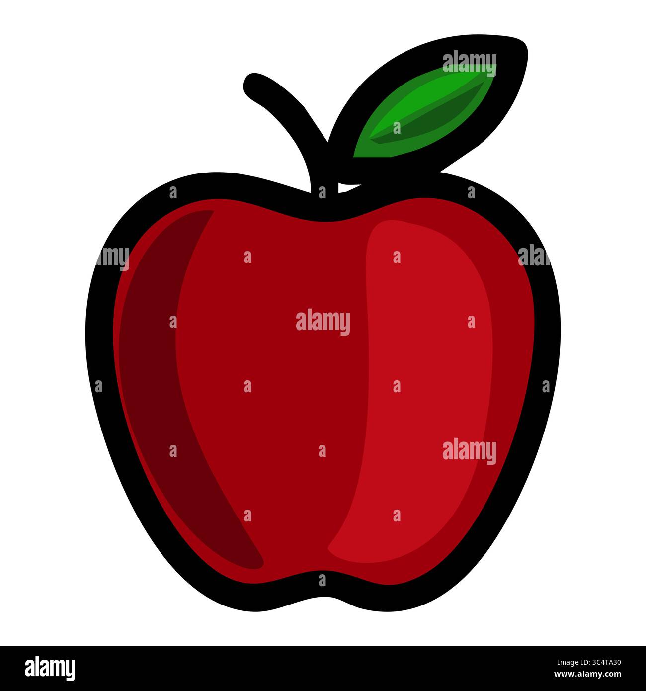 Crisp autumn leaf Stock Vector Images - Alamy