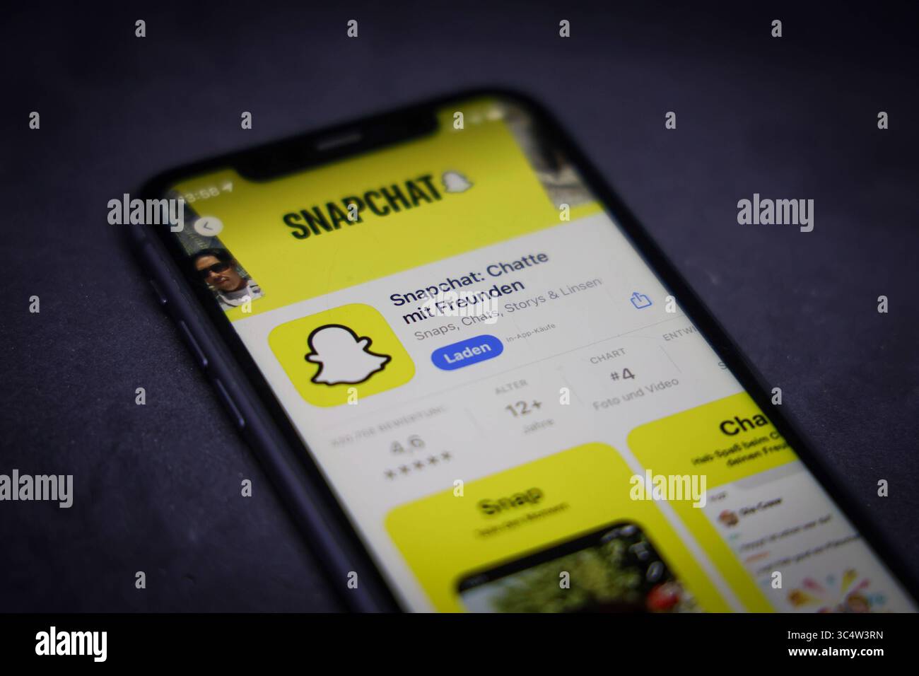 SNAPCHAT CHATTE MIT FREUNDEN visual data 2