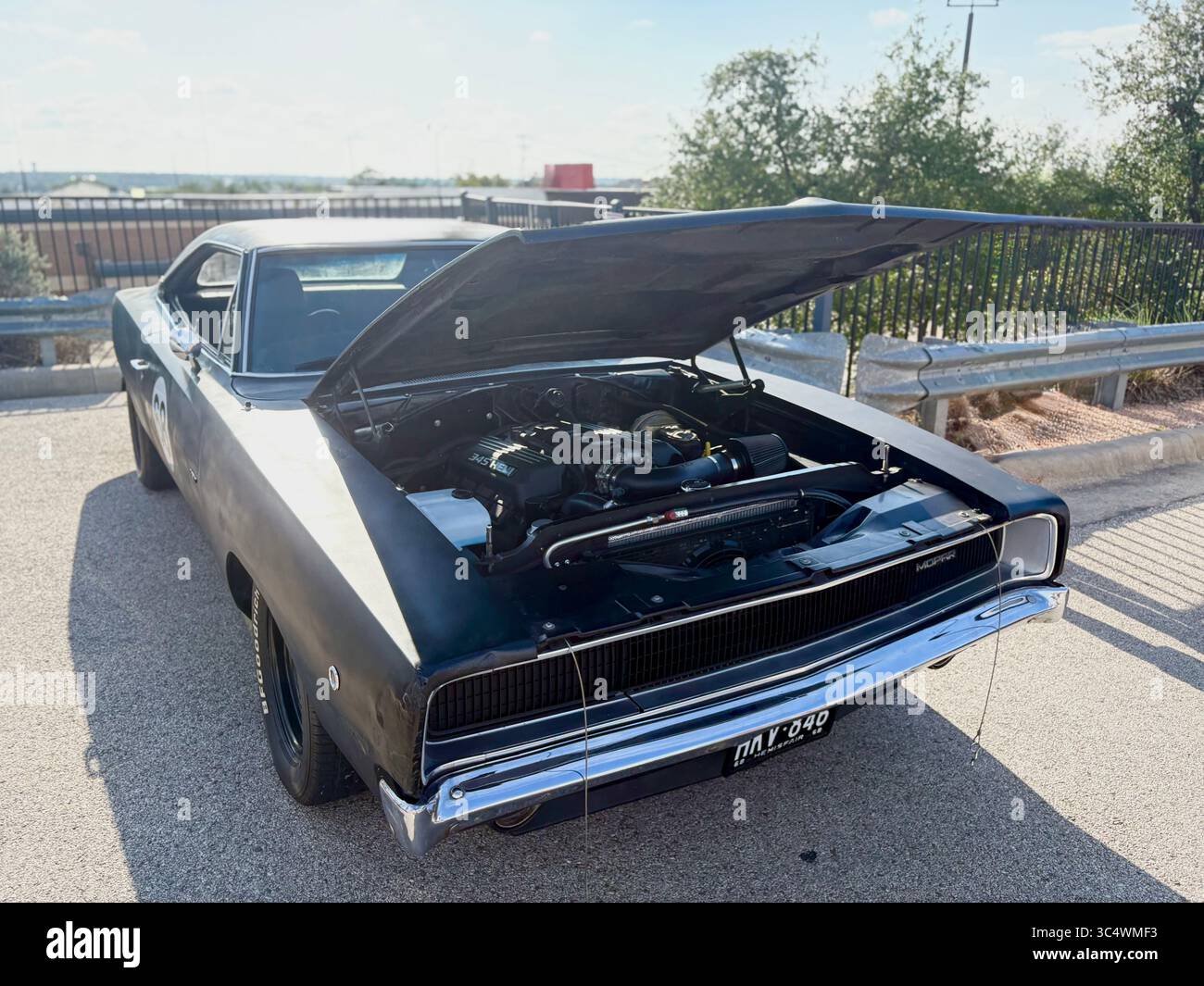 1968 Dodge Charger at Hotwheels Legends Tour - Smartphone Captured Stock Image 1968 Dodge Charger at Hotwheels Legends Tour - Smartphone Captured Stock Image