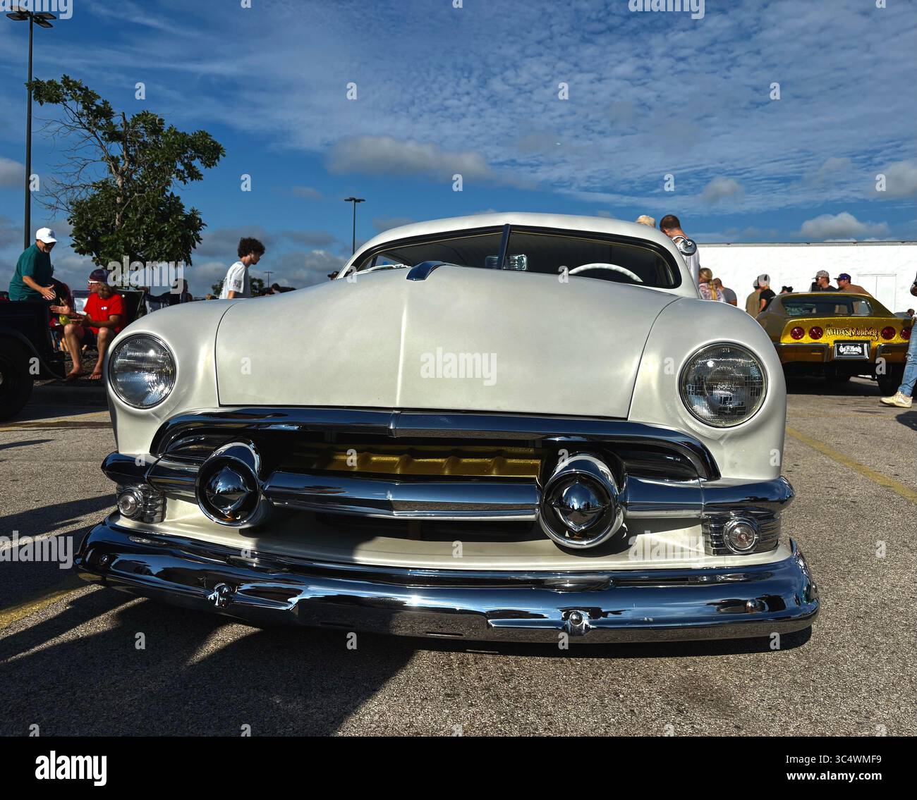 Ford Custom Deluxe - Smartphone Captured Stock Image Ford Custom Deluxe - Smartphone Captured Stock Image