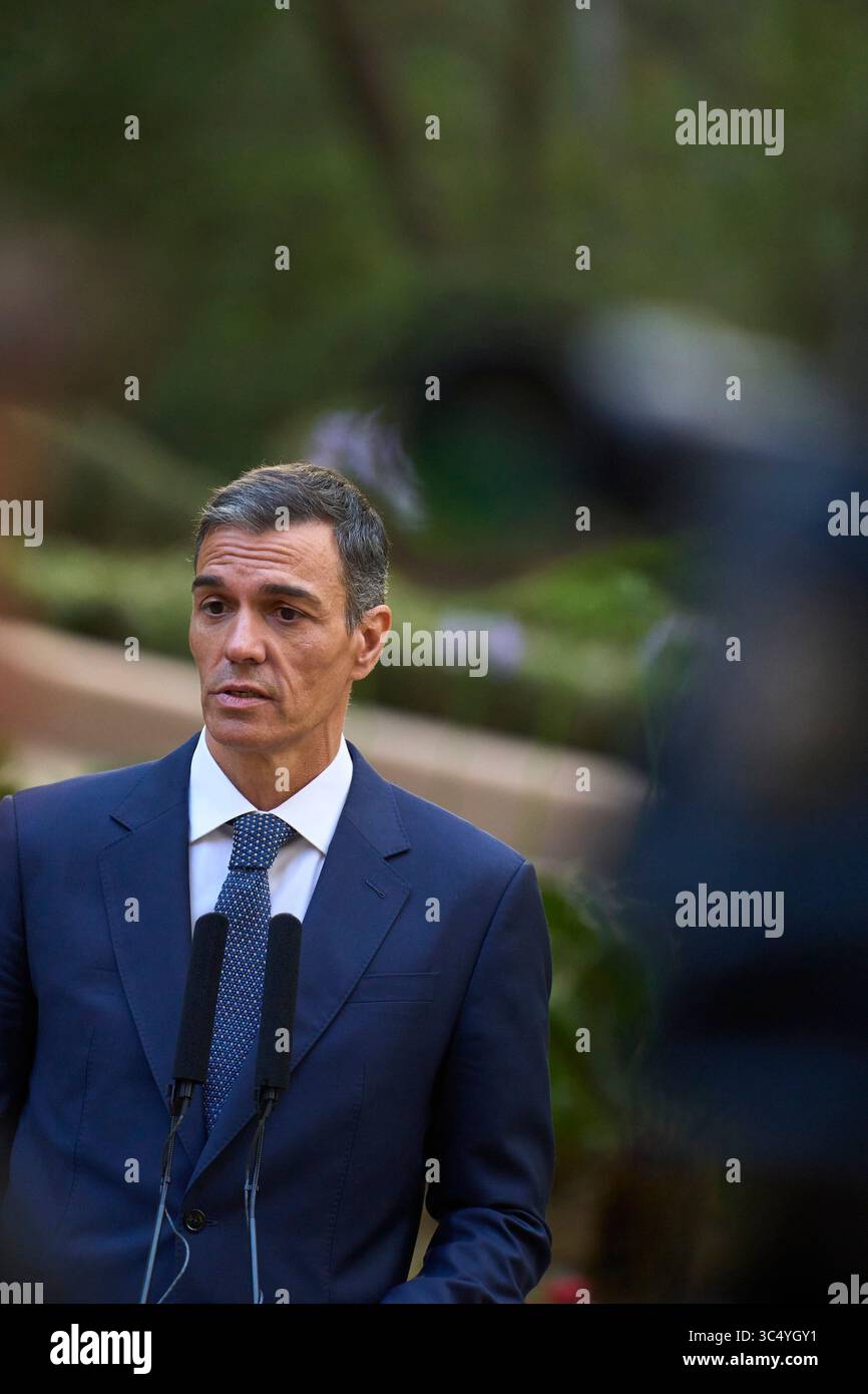 Palma Spain 20250729 Pedro Sanchez Prime Minister Attends A Press palma-spain-20250729-pedro-sanchez-prime-minister-attends-a-press
