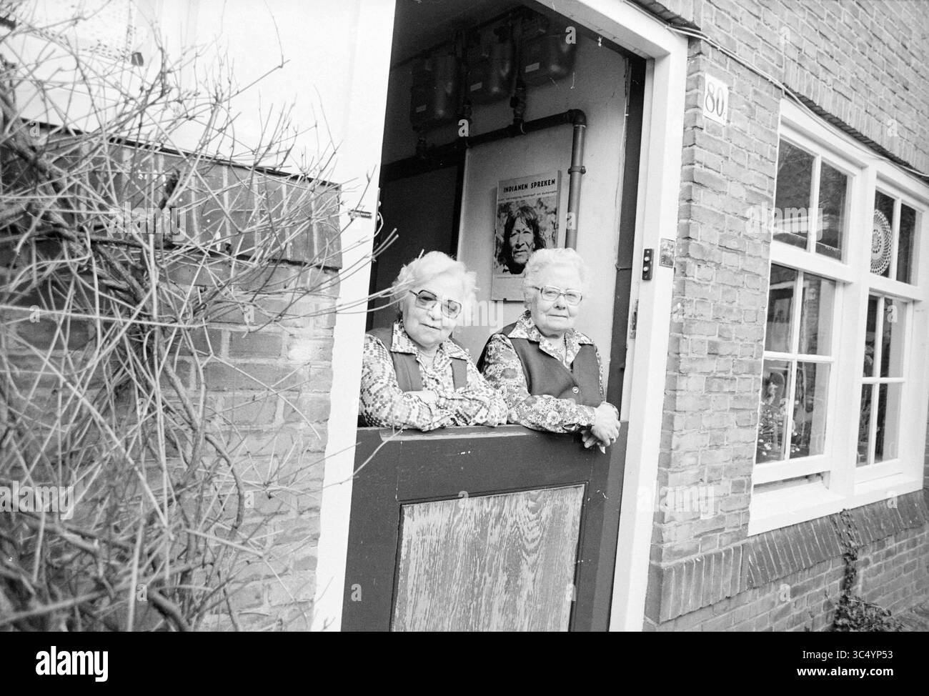 1950 2000 two elderly women stand hi-res stock photography and images ...