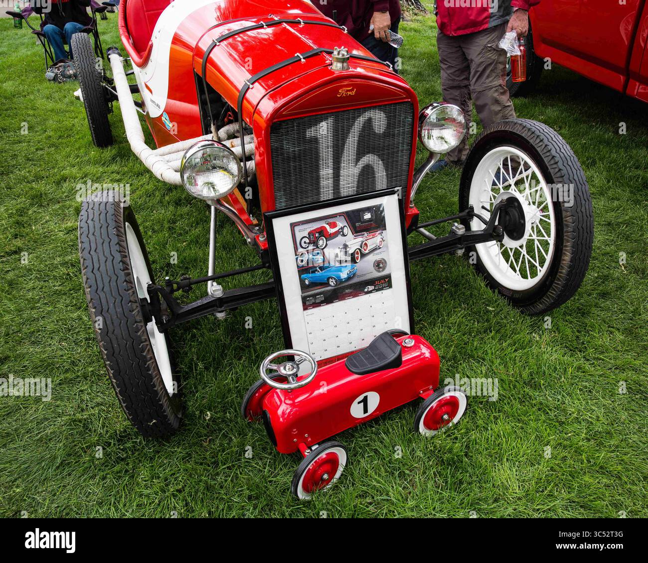 April 29, 2017, Moab, Utah, United States: A restored stock Ford 1916 Model T Indianapolis 500 racer in the Moab April Action Car Show in Moab, Utah. (Credit Image: © Jon G. Fuller / Vwpics/VW Pics via ZUMA Wire) Stock Photo