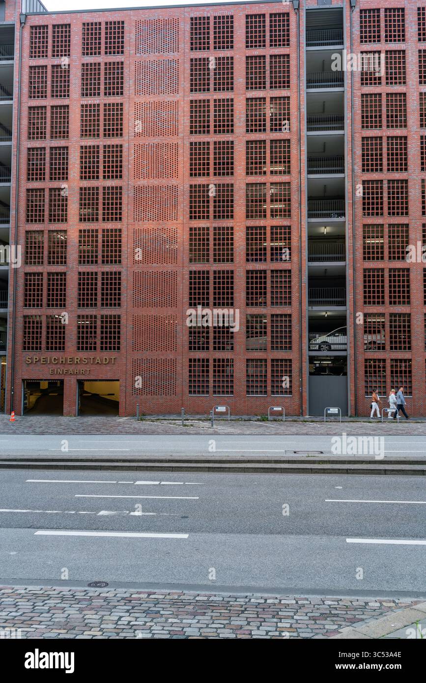 Historic Speicherstadt Building Facade in Hamburg, Germany Stock Photo ...