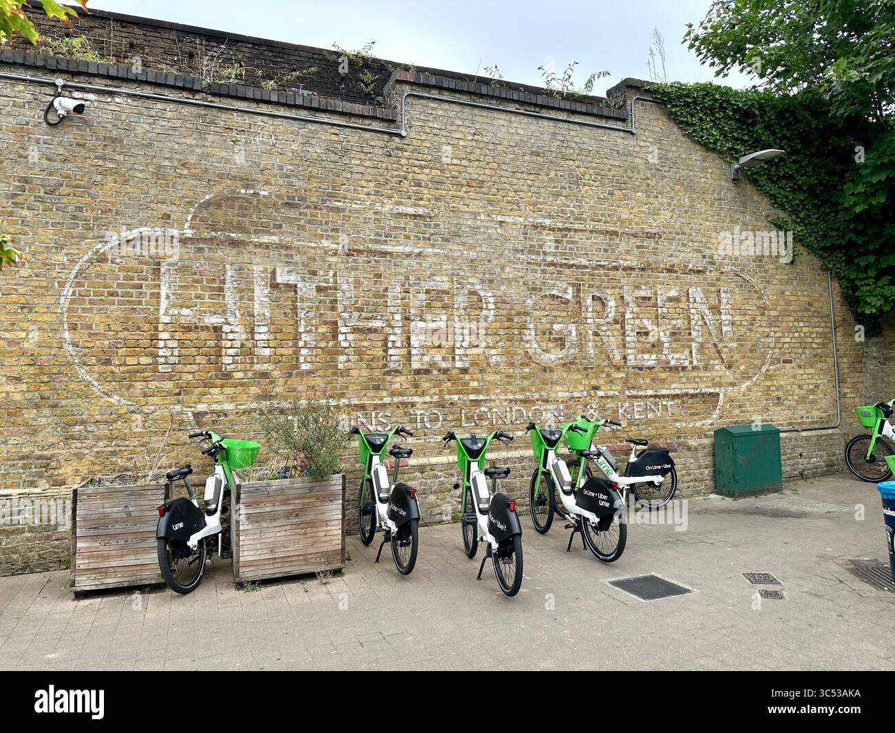 Hither Green station in London - Smartphone Captured Stock Image