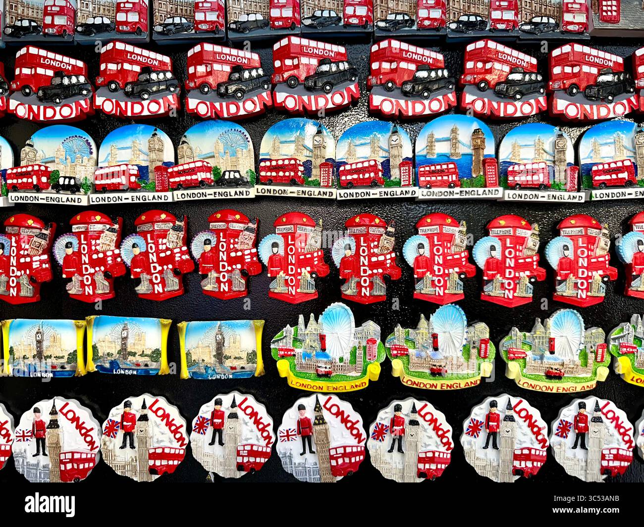 Souvenir stand in London, England - Smartphone Captured Stock Image