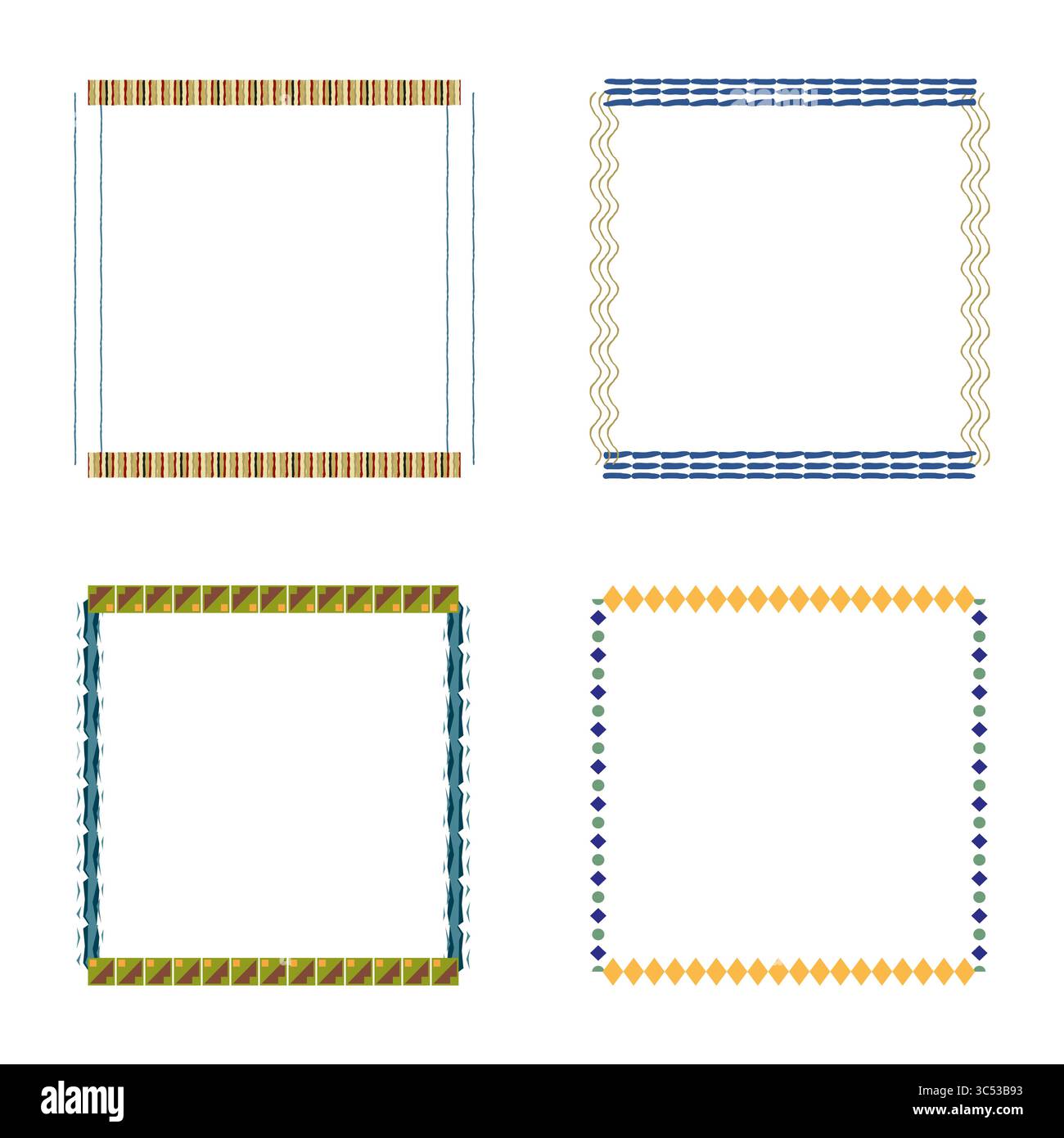 Green frame icon. Fresh border symbol. Light square edge. Vector flat ...