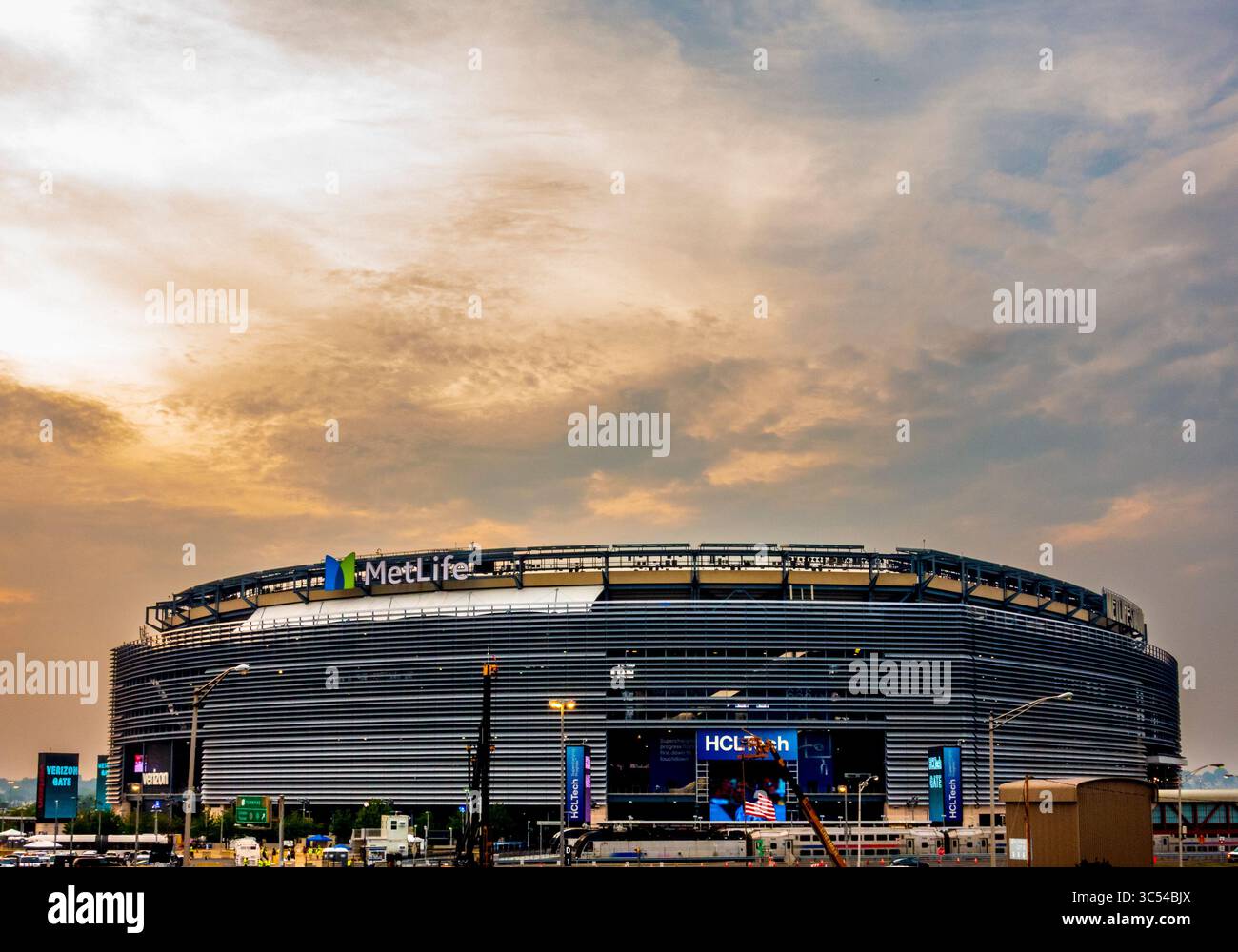 Metlife Center East Rutherford, NJ - US - Jul 26, 2025 MetLife Stadium stands under a ...