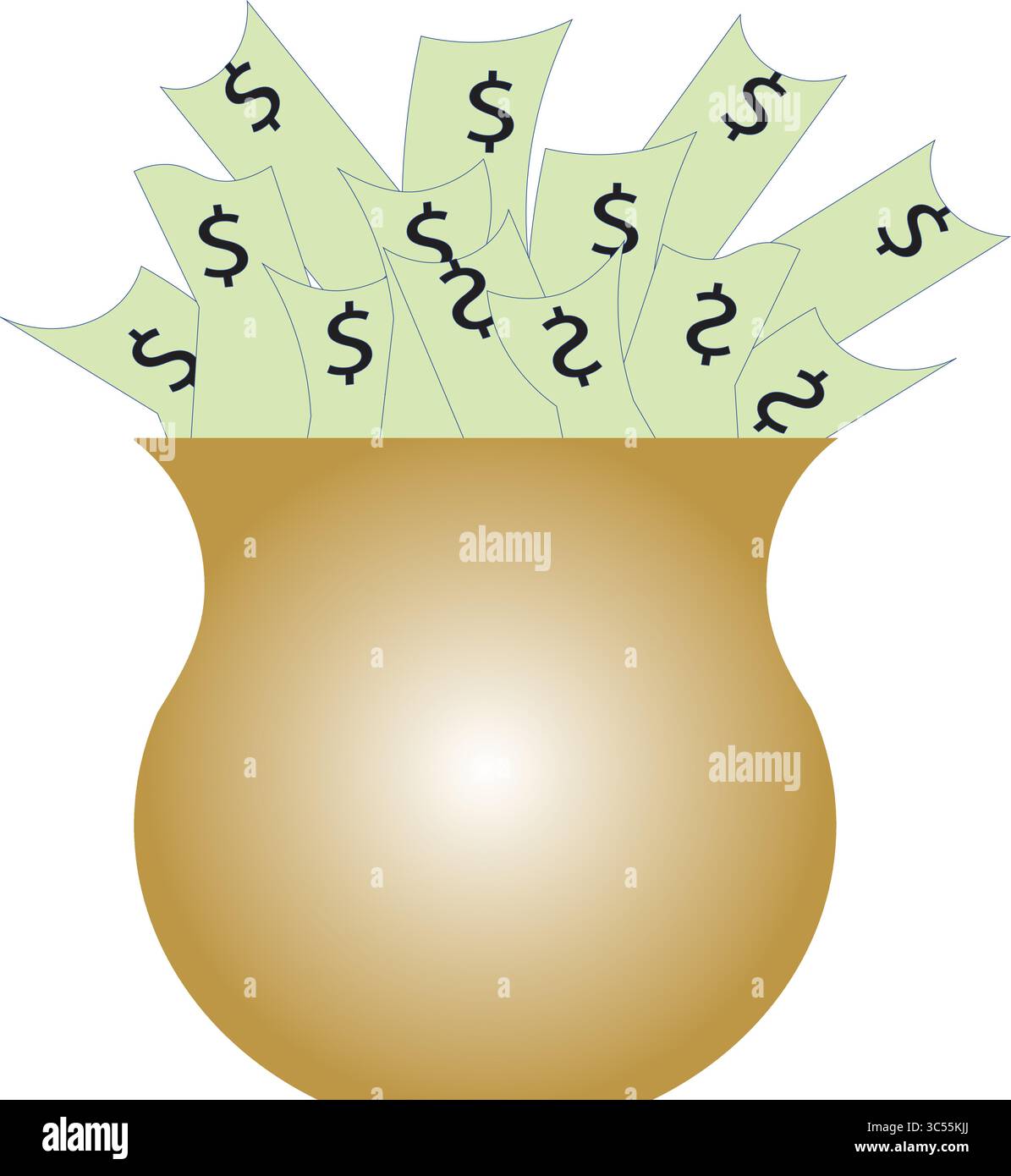 Paper pot Stock Vector Images - Alamy