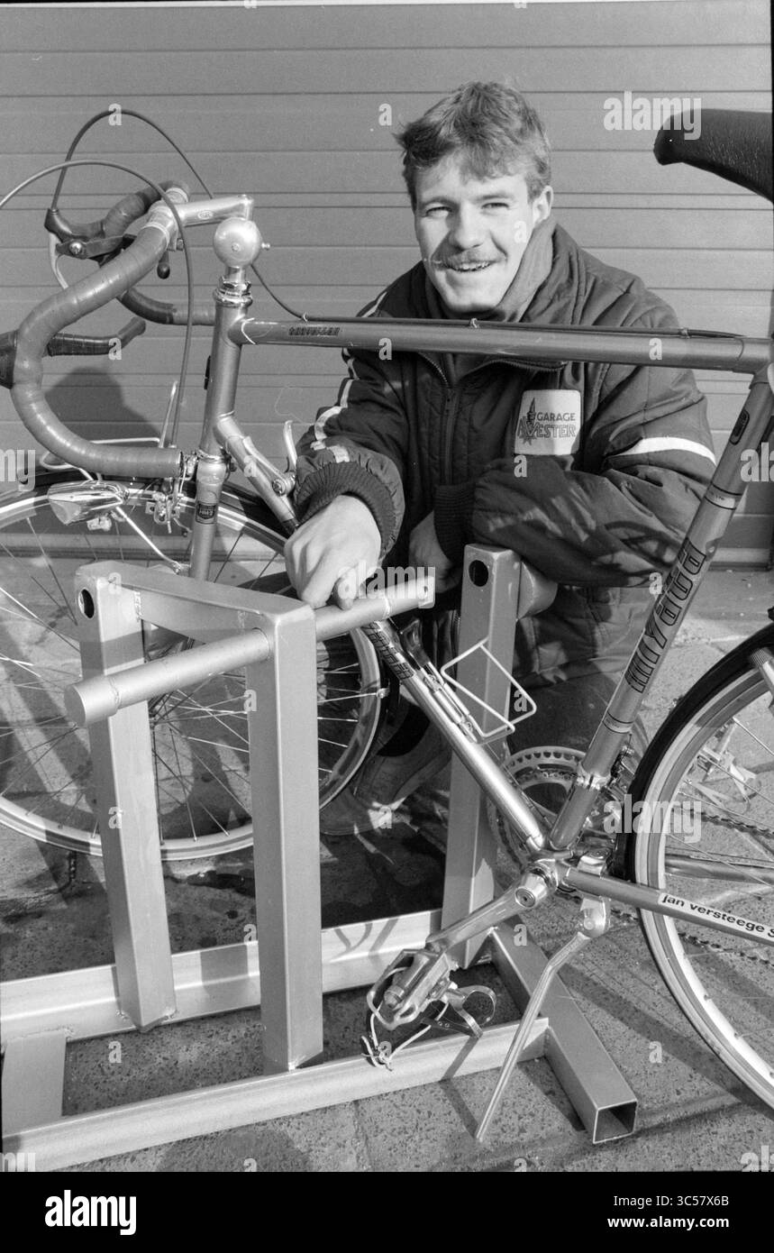 Hands man on bicycle Black and White Stock Photos & Images - Alamy