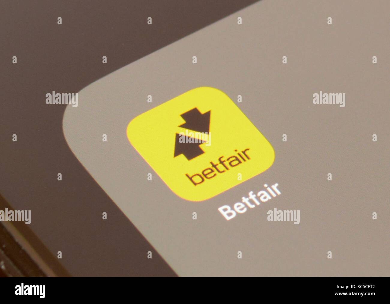 Betfair App en un smartphone