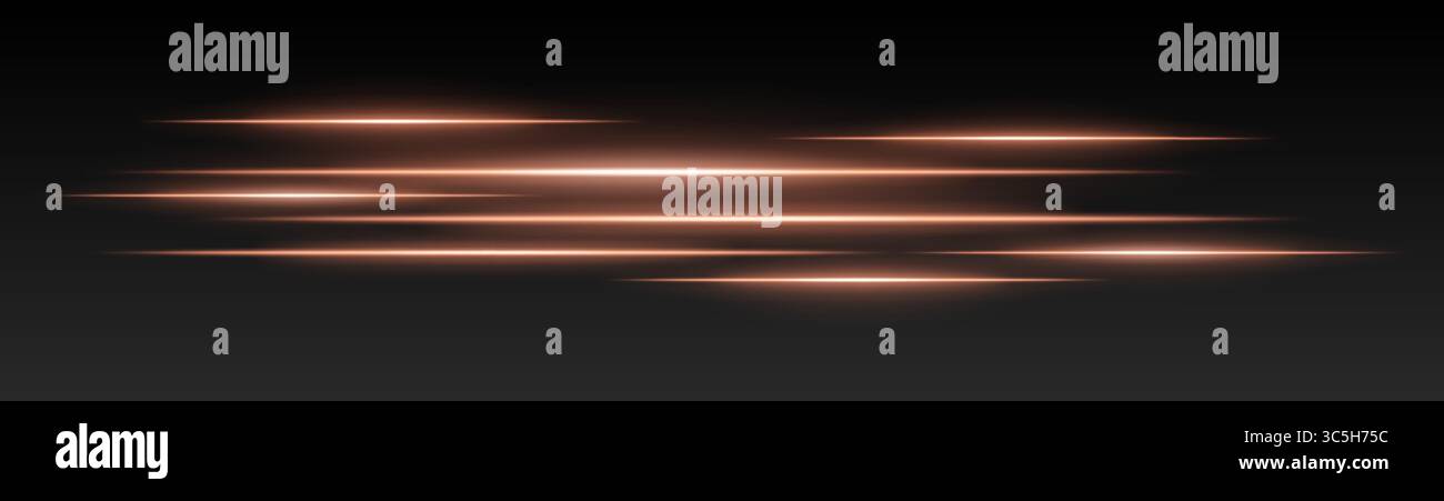 Fast beam set icon. Multiple parallel glowing lines in motion layout ...