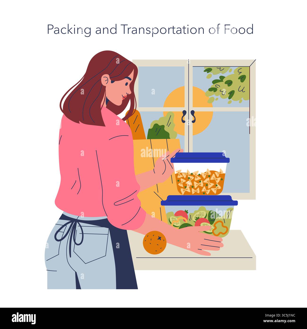 Organizing containers Stock Vector Images - Alamy