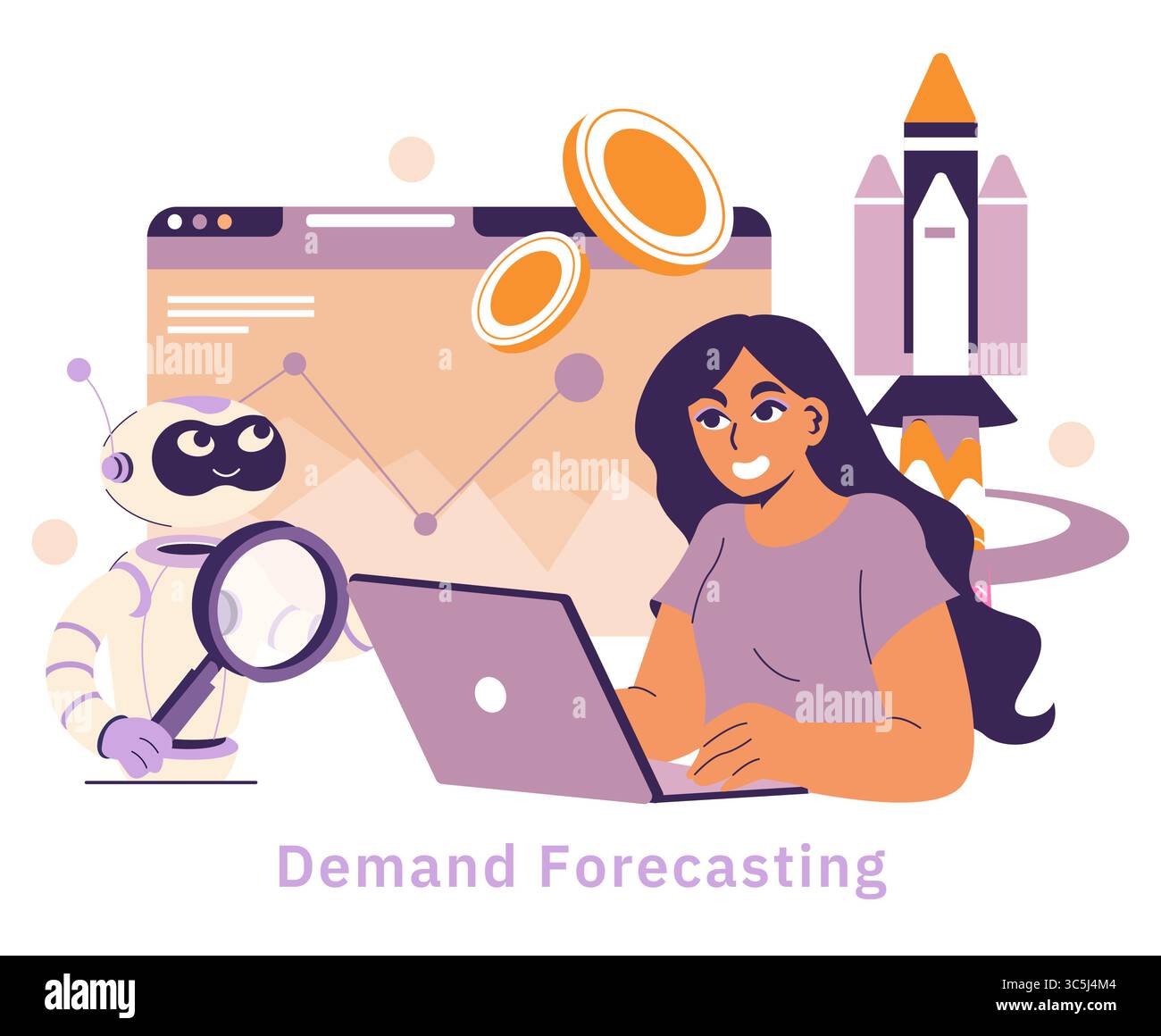 AI in logistics enhances demand forecasting by combining data analysis ...