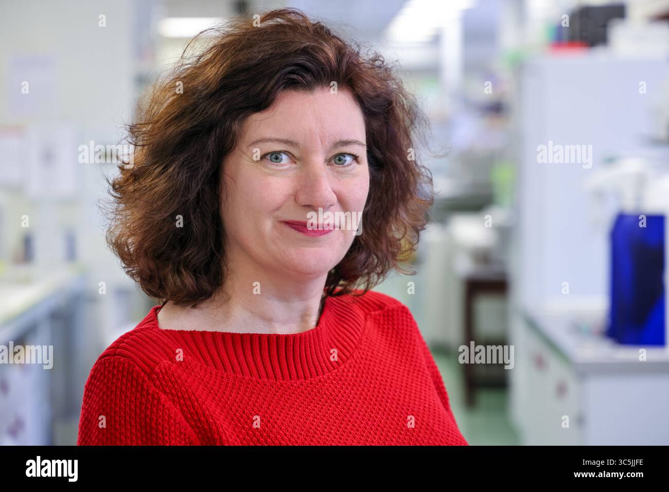 Leicester - April 9 2022 Professor Turi King, best known for leading the genetic analysis for the identification of King Richard III Stock Photo