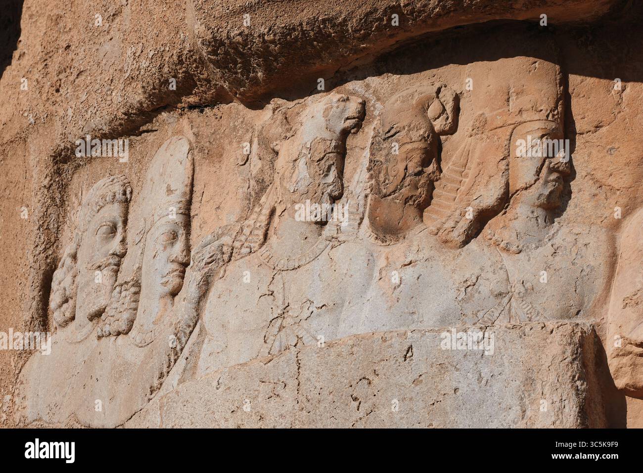 Naqsh-e Rostam necropolis of Persepolis in Fars Province with tomb of ...