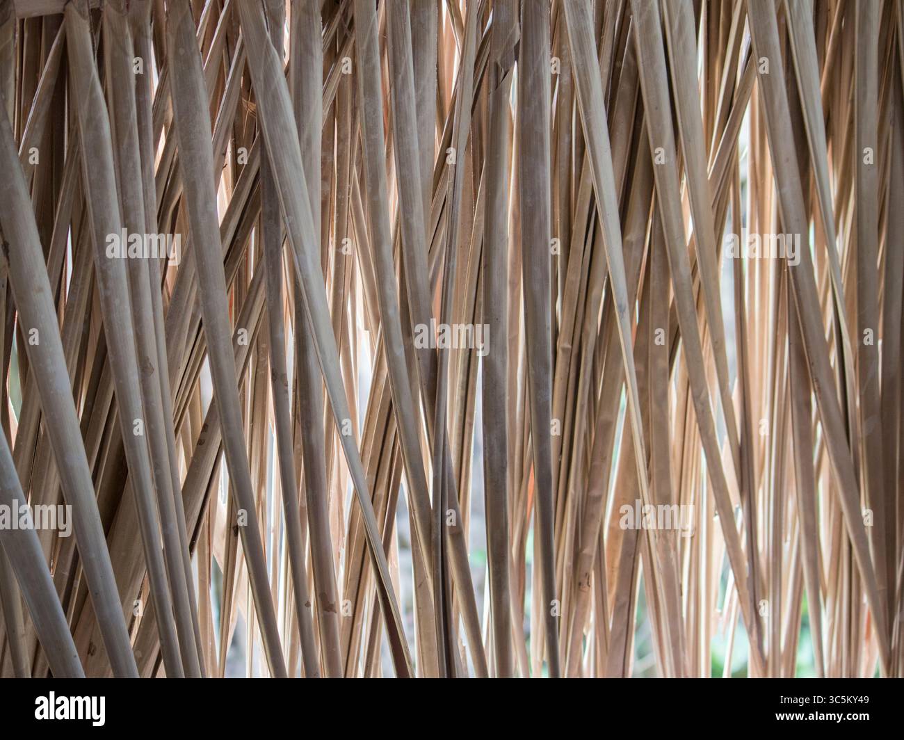 Woven natural fiber texture. Stock Photo