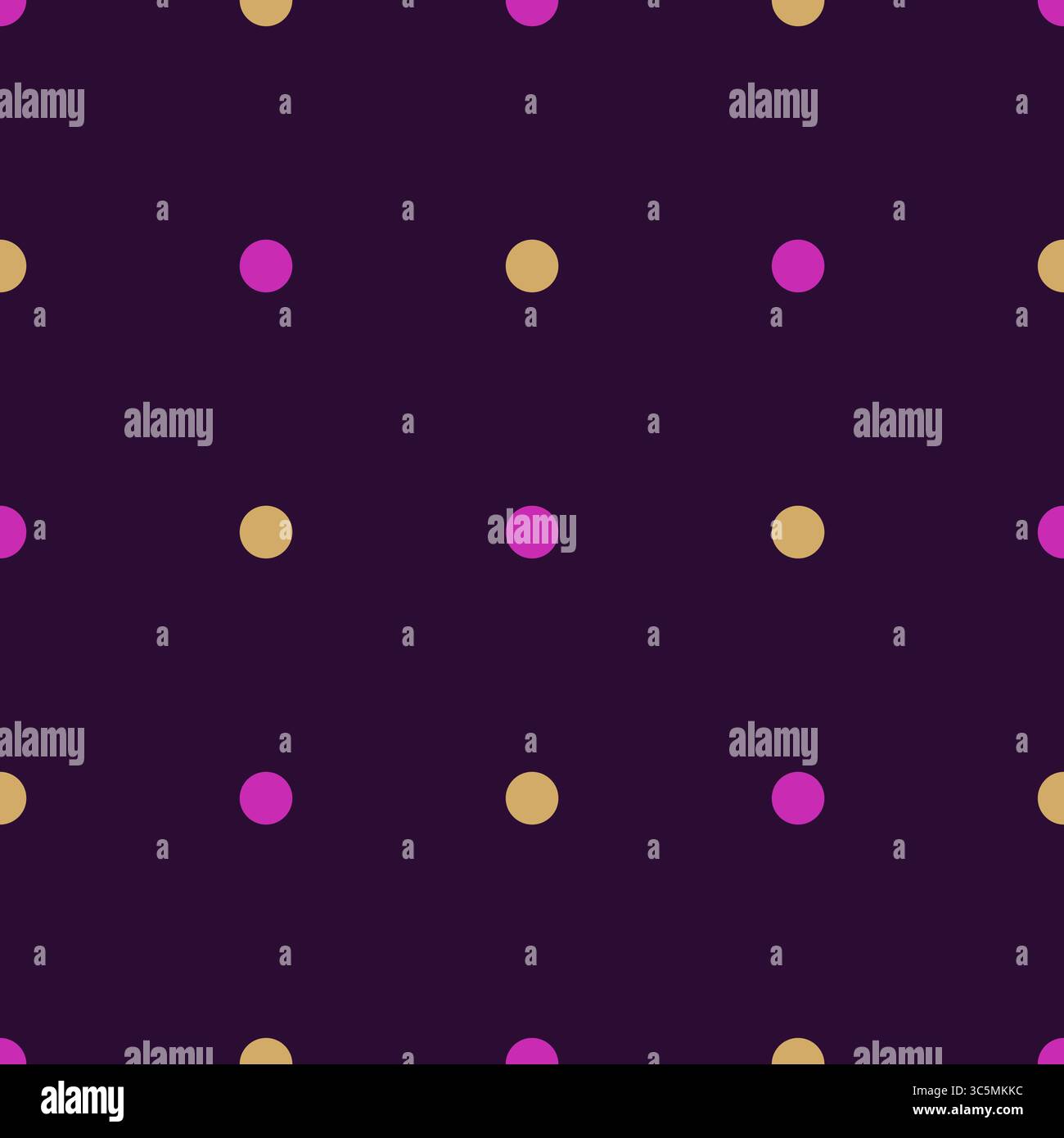 Seamless pattern with polka dot. Dotted purple background. Vector illustration. Stock Vector
