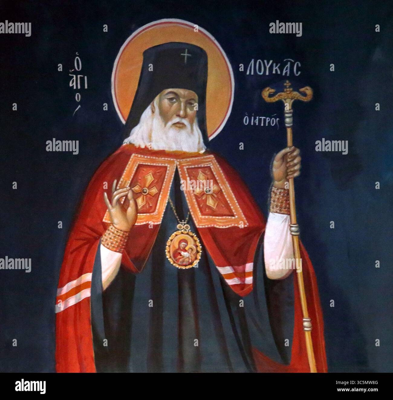 Icon of Saint Luke the Blessed Surgeon at Assumption of Mary Greek ...
