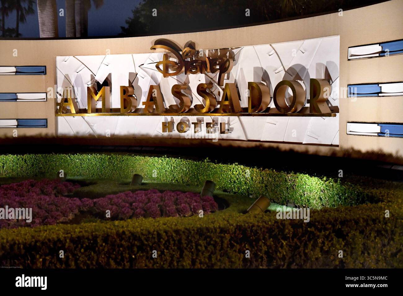 March 2, 2020, Tokyo, Japan: Businesses and major events have been affected due to the outbreak of the COVID-19. According to Tokyo Disneyland and Tokyo DisneySea web site Disney is taking precautionary measures in line with prevention efforts taking place across Japan. Disney will remain closed through early April out of consideration for the health and safety of guests and cast members. Disney also added that the park remains in close contact with related government agencies about the situation and will provide updates as the situation changes.  In the photo Maihama station Area and Ambassad Stock Photo
