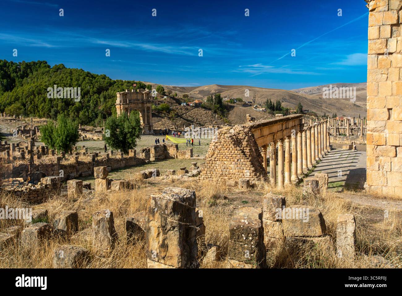 Aicent Rome Collums A striking low-angle shot showcases a series of remarkably preserved ...