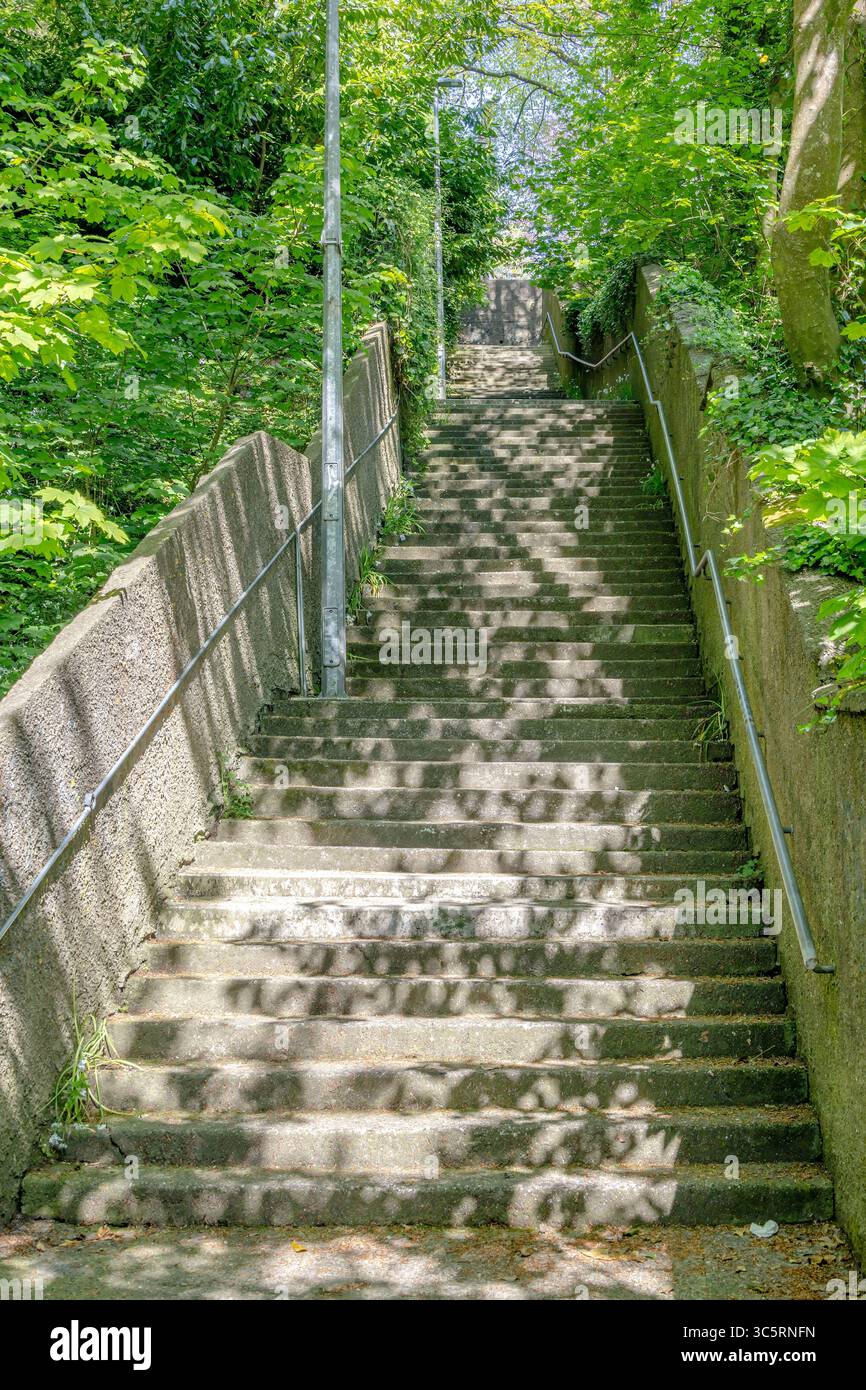 Burma Steps in Cobh Stock Photo