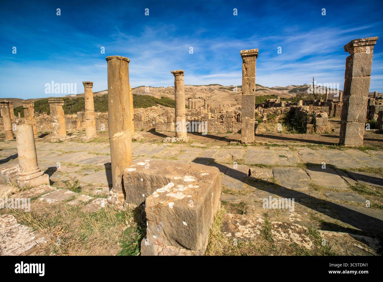 Aicent Rome Collums A striking low-angle shot showcases a series of remarkably preserved ...