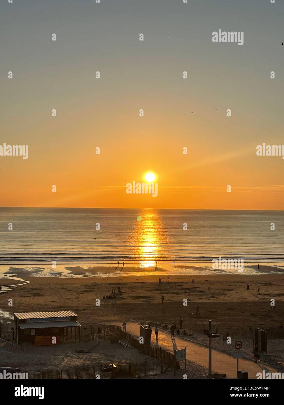 The sunsets with the nature from different situations - Smartphone Captured Stock Image