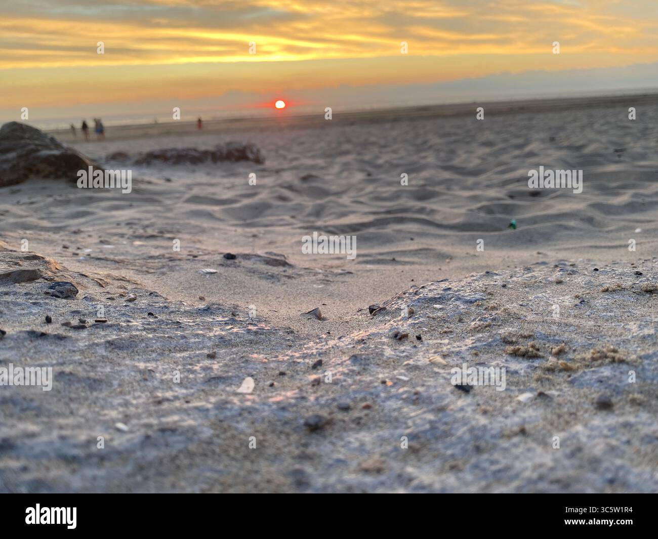 The sunsets with the nature from different situations - Smartphone Captured Stock Image