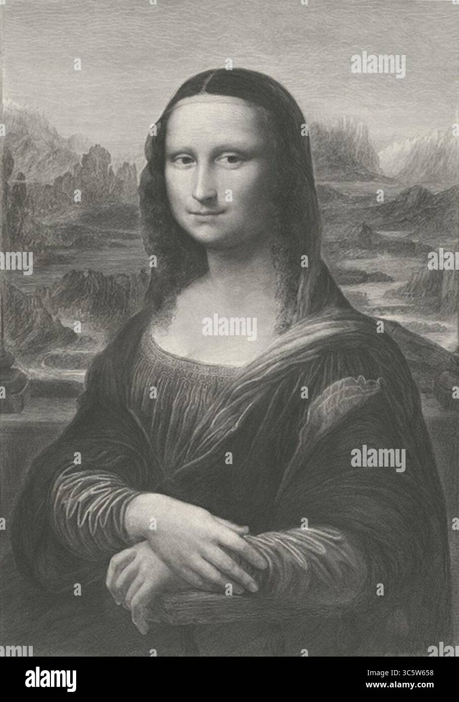Mona lisa vintage hi-res stock photography and images - Alamy